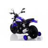 Dětská elektrická motorka Shadow modrá 4