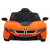 Elektrické autíčko BMW I8 LIFT oranžové 10