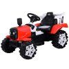 Elektrické autíčko Traktor s přívěsem na akumulátor svítí