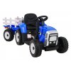 Elektrický traktor s přívěsem, 2.4GHz modrý 6
