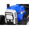Elektrický traktor s přívěsem, 2.4GHz modrý 7