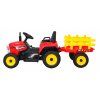 Elektrický traktor s přívěsem, 2.4GHz červený 4