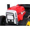 Elektrický traktor s přívěsem, 2.4GHz červený 10