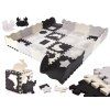 Dětské pěnové puzzle černo-bílé
