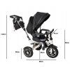 Dětská tříkolka TRIKE FIX III černá 48