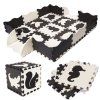 Dětské pěnové puzzle černo-bílé, 25 dílů 2