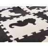 Dětské pěnové puzzle černo-bílé, 25 dílů 6