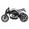 Dětská elektrická motorka Future bílá profil