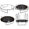 Zahradní trampolína SKY FLYER RING 2v1 244 cm BLACK 4