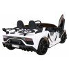 Elektrické autíčko Lamborghini SVJ DRIFT bílé 10