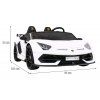 Elektrické autíčko Lamborghini SVJ DRIFT bílé 2