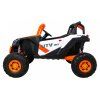 Elektrická čtyřkolka Buggy UTV-MX oranžovo-bílá 4