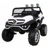 Elektrické autíčko Mercedes Unimog S, 4x4, 12V Bílé 2