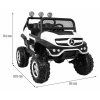Elektrické autíčko Mercedes Unimog S, 4x4, 12V Bílé 4