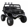 Elektrické autíčko Mercedes Unimog S, 4x4, 12V Černé 2
