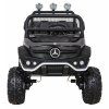 Elektrické autíčko Mercedes Unimog S, 4x4, 12V Černé 5