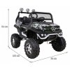 Elektrické autíčko Mercedes Unimog S, 4x4, 12V Maskáčové 3