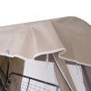 Stříška s moskytiérou na houpačku Rimini / Venezia Cappucino D031-15CW PATIO 6