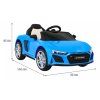 Elektrické autíčko Audi R8 Lift BLUE 7