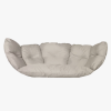 Závěsné křeslo Swing Pod Cream XL se stojanem CZILLO 8