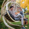 Závěsné křeslo Swing Pod Grafit XL se stojanem CZILLO 3