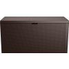 Zahradní úložný box EMILY STORAGE BOX 280L hnědý 3