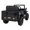 Dětský elektrický vojenský jeep willys SMALL 4x4 černý 8