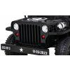 Dětský elektrický vojenský jeep willys SMALL 4x4 černý 12