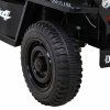 Dětský elektrický vojenský jeep willys SMALL 4x4 černý 14