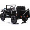 Dětský elektrický vojenský jeep willys SMALL 4x4 černý 2