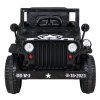 Dětský elektrický vojenský jeep willys SMALL 4x4 černý 3
