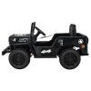 Dětský elektrický vojenský jeep willys SMALL 4x4 černý 4