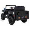 Dětský elektrický vojenský jeep willys SMALL 4x4 černý 5
