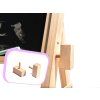 Dětská dřevěná oboustranná tabule s příslušenstvím 7