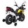 Dětská elektrická motorka BMW F850 GS žlutá 8