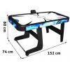 Air Hockey stůl vzdušný lední hokej modrý 2