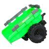 Dětský elektrický traktor STRONG s přívěsem zelený 6