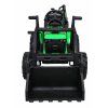 Dětský elektrický traktor STRONG s přívěsem zelený 14