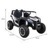 Elektrické autíčko Buggy UTV Strong 12 V-MINI bílé 3
