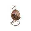 Zahradní houpací závěsné křeslo TROPICAL BROWN