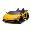 Dětské elektrické autíčko Lamborghini Aventador SV 400W žluté