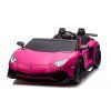 Dětské elektrické autíčko Lamborghini Aventador SV 400W růžové