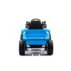 Dětský elektrický traktor s přívěsem a nakládací lžící modrý 8