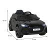 Elektrické autíčko Audi RS6 černé 3