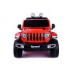 Elektrické autíčko Jeep Wrangler Rubicun lakované červené 3