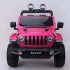 Elektrické autíčko Jeep Wrangler Rubicun lakované růžové 2