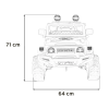 Elektrické autíčko Toyota FJ Cruiser 4x4 bílé 1