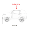 Elektrické autíčko Range Rover SUV Lift černé 2