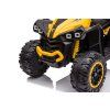 Dětská elektrická čtyřkolka XC-sport 2x45W žlutá 7