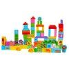 Sada dřevěných kostek 100 ks farma 1